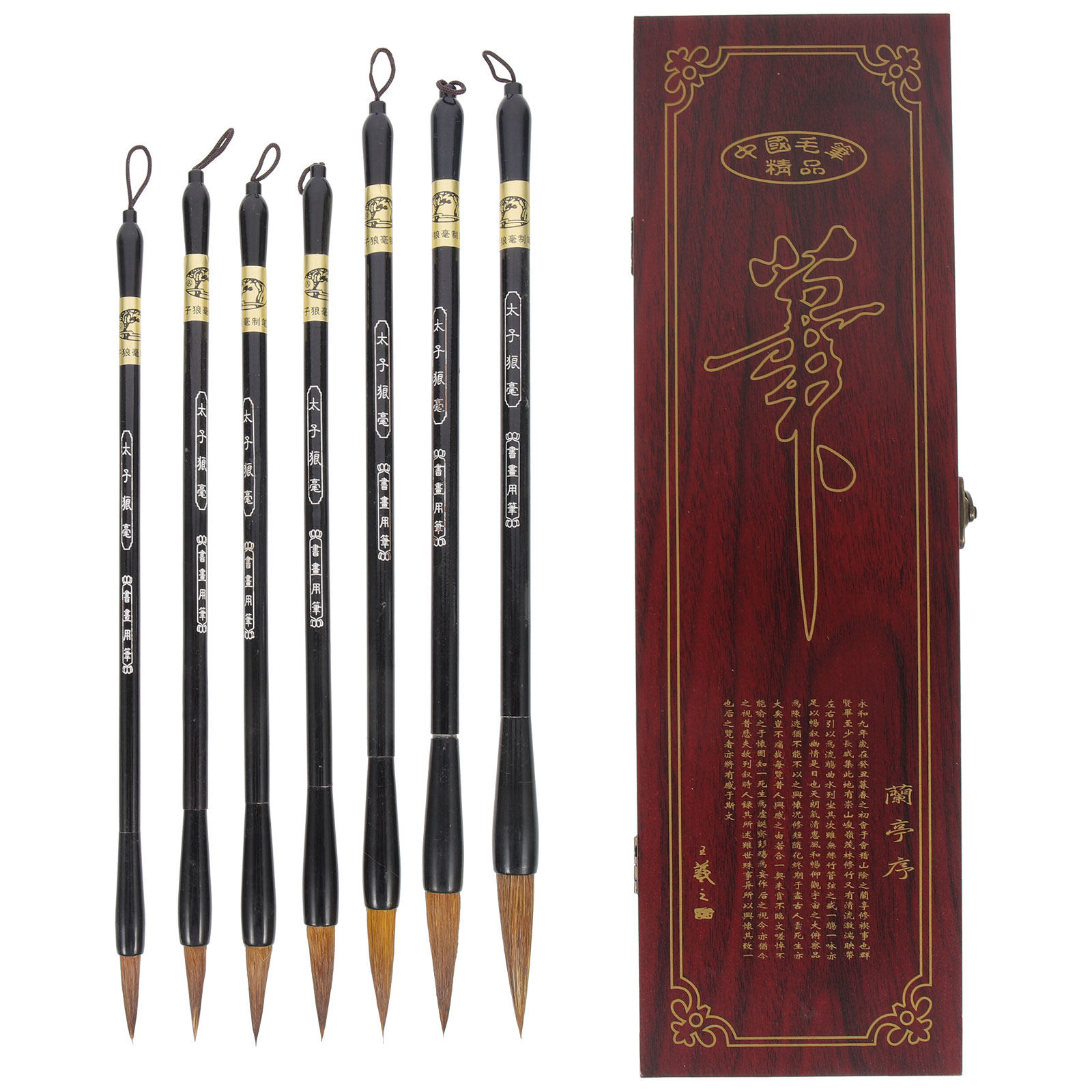 1Set Wolf Hair Brush Set Premi - đánh giá và giá Watercolor Brush Pen