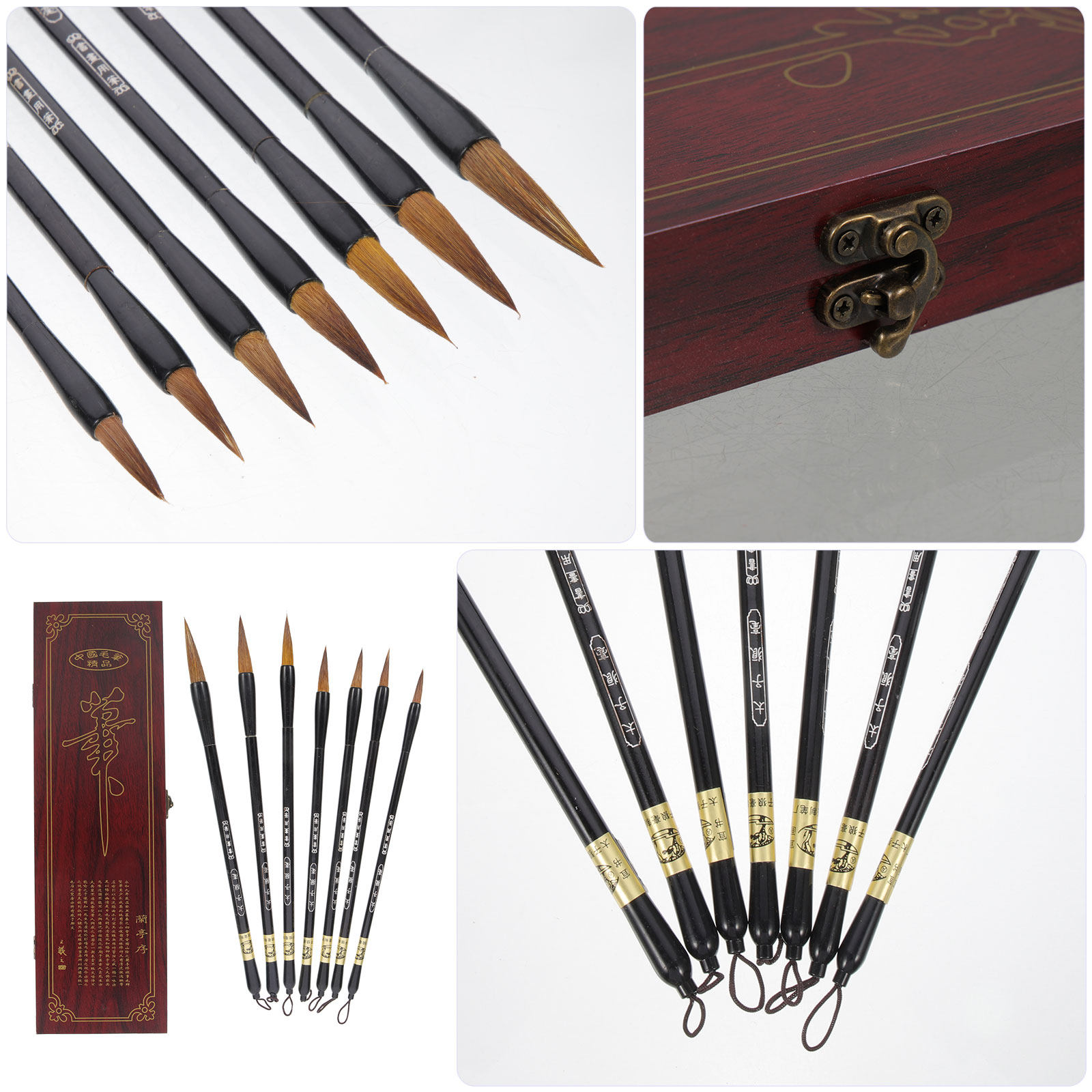 1Set Wolf Hair Brush Set Premi - đánh giá và giá Watercolor Brush Pen