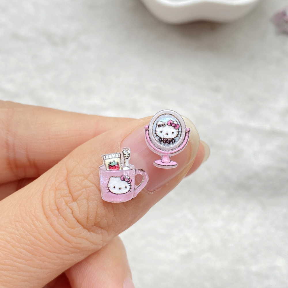 50Pcs Mixed Resin Kitten makeu - đánh giá và giá Art Craft Mirror