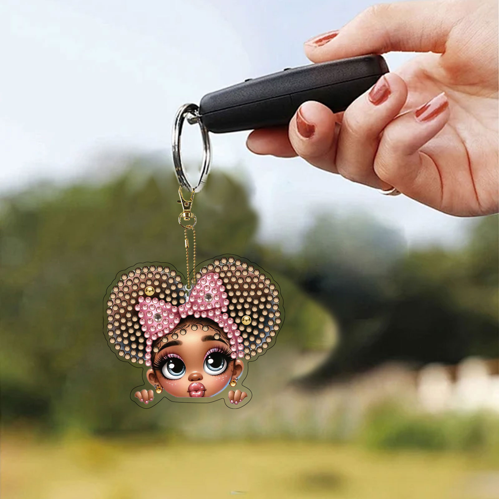 15Pcs DiY Diamond Art Keychain - đánh giá và giá Art Craft Birthday Party