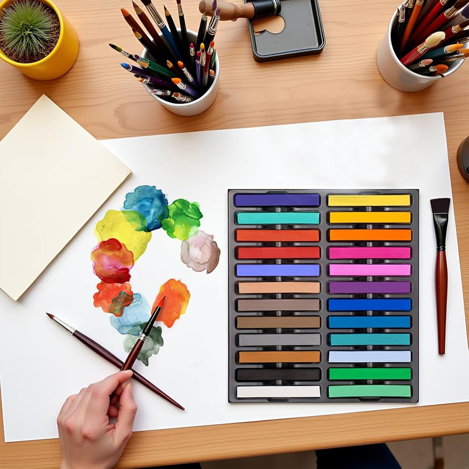 24 Vibrant Soft Pastel Chalk S - đánh giá và giá Chalk Pastel Set