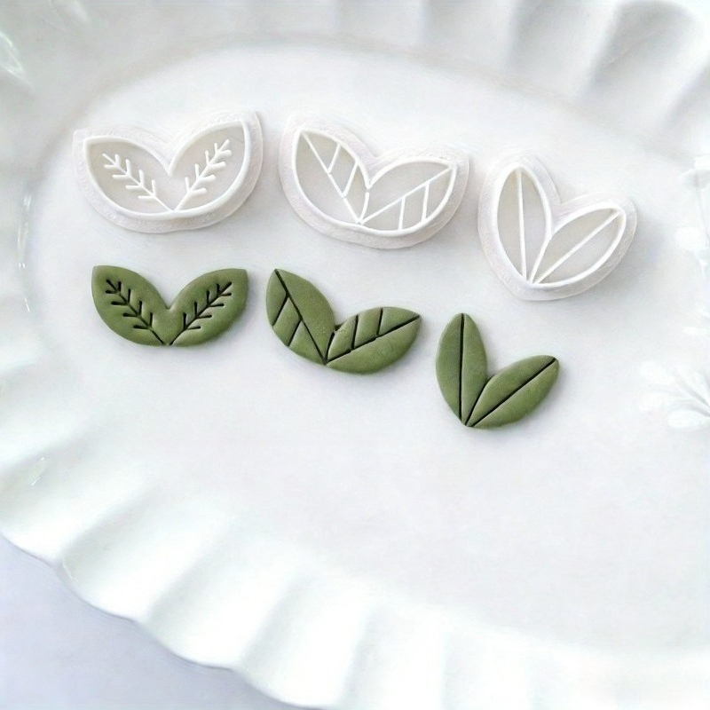 8Pcs Floral Leaf Polymer Clay  - đánh giá và giá Art Craft With Leaves