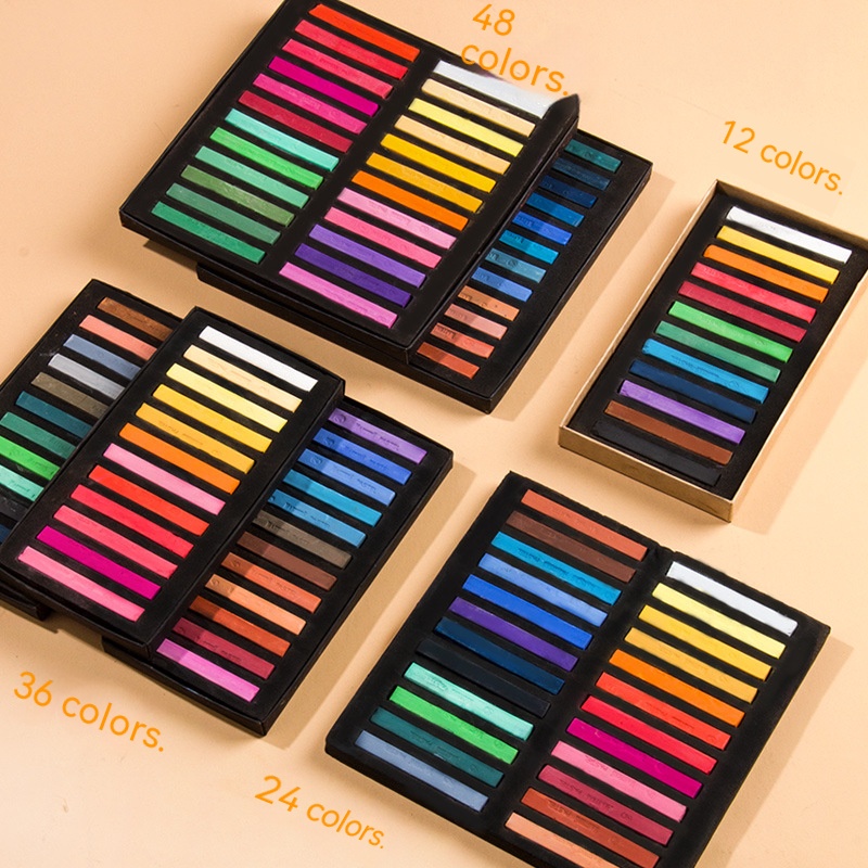 12/24/36/48 Colors Soft Master - đánh giá và giá Chalk Pastel Set