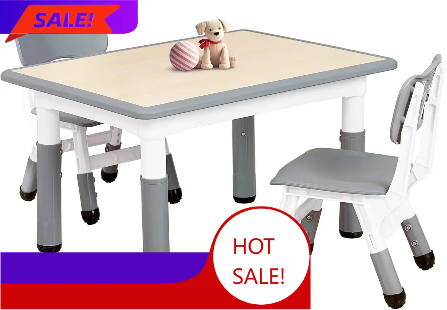 Kids Table and 2 Chairs Set fo - đánh giá và giá Art Craft Toddlers
