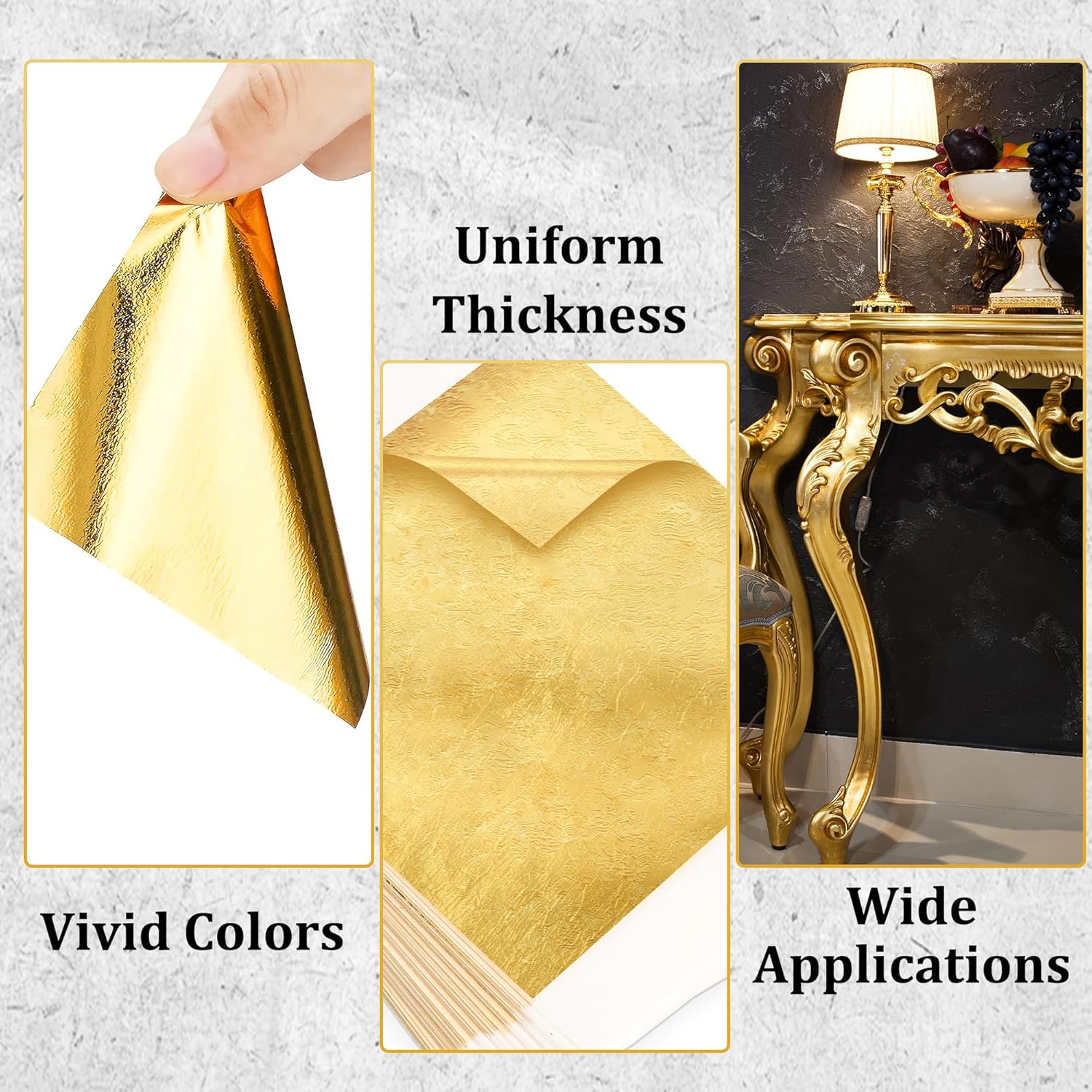 300Pcs Gold Leaf Sheets 5.1x5. - đánh giá và giá Art Craft Diy