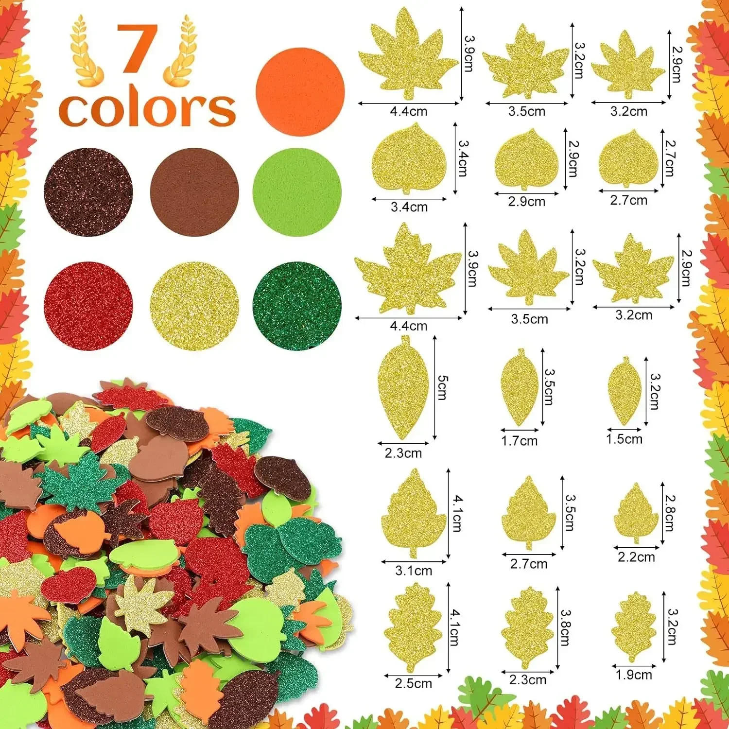 Thanksgiving, Fall Craft Kit F - đánh giá và giá Art Craft With Leaves