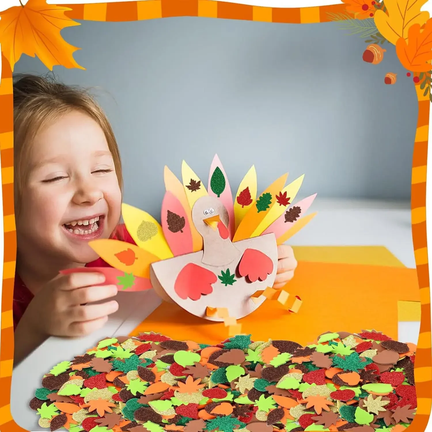 Thanksgiving, Fall Craft Kit F - đánh giá và giá Art Craft With Leaves