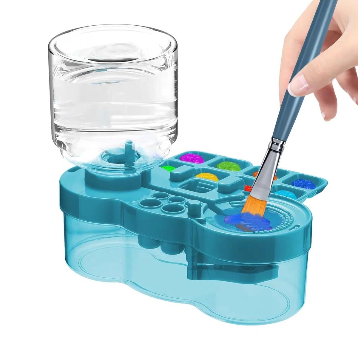 Paint Brush Washer with Drain  - đánh giá và giá Watercolor Brush Pen