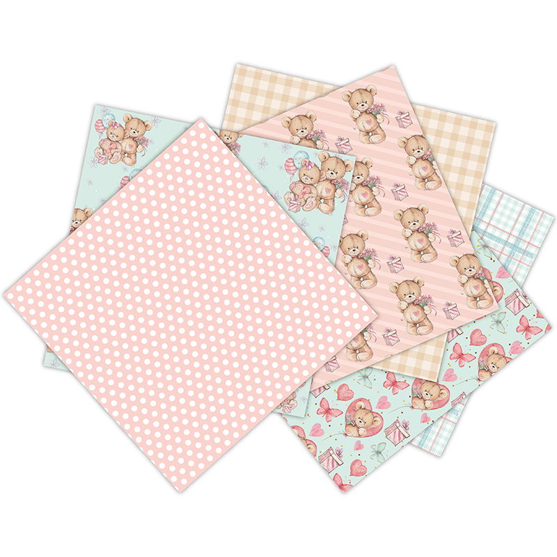 12 Sheets little bear Scrapboo - đánh giá và giá Art Craft Birthday Party