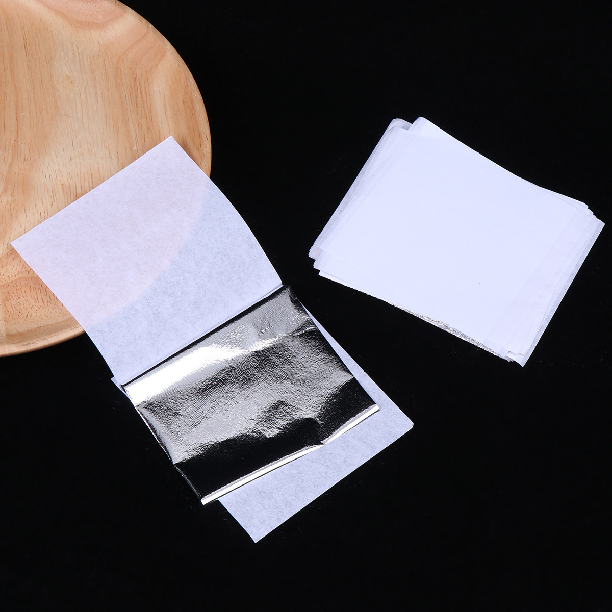 100 Sheets 9x9cm Imitation Sil - đánh giá và giá Art Craft With Leaves