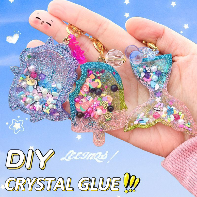 Kids DIY Crystal Glue Key chai - đánh giá và giá Art Craft 6 Year Old