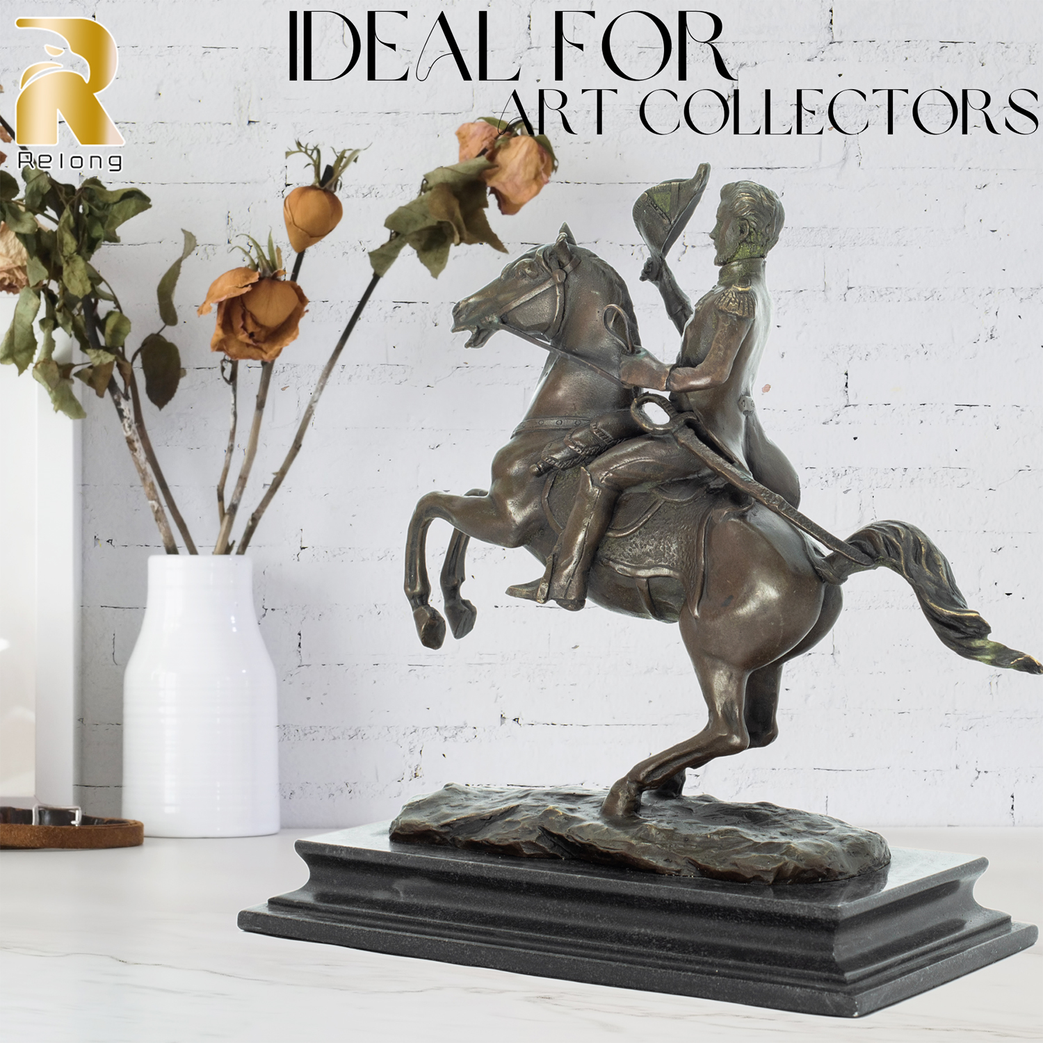 Bronze Ridding Horse Sculpture - đánh giá và giá Art Craft Horse