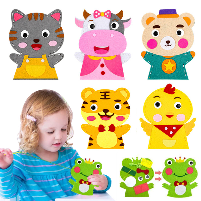 Cute Cartoon Animal Hand Puppe - đánh giá và giá Art Craft 6 Year Old