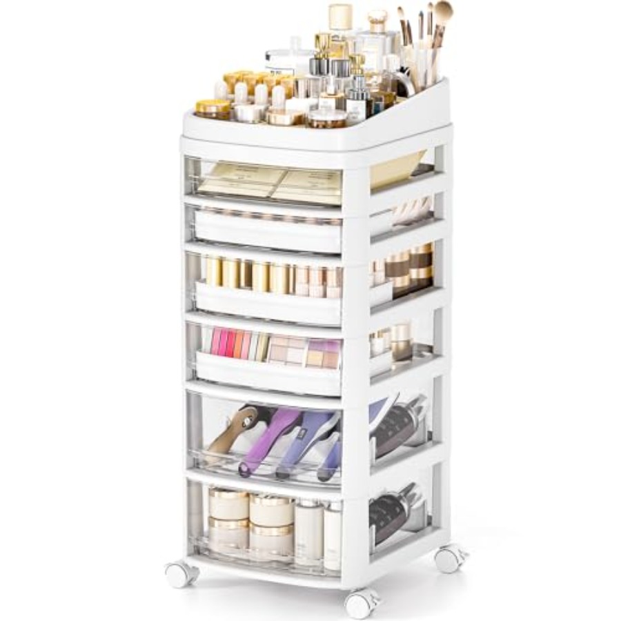 Rolling Cart with 6 Drawers Cl - đánh giá và giá Art Craft & Architecture