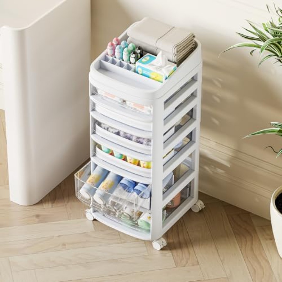 Rolling Cart with 6 Drawers Cl - đánh giá và giá Art Craft & Architecture