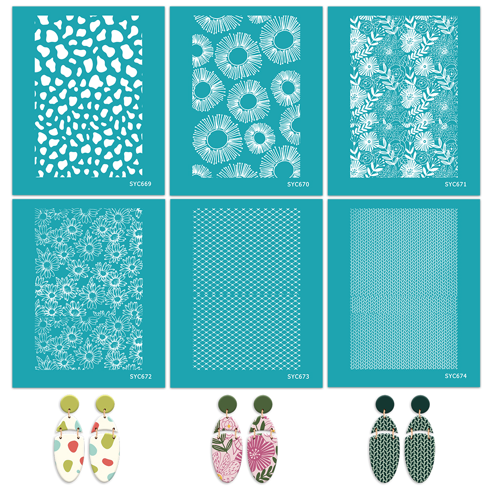 6 Styles Boho Floral Silk Scre - đánh giá và giá Silk Screen Printing