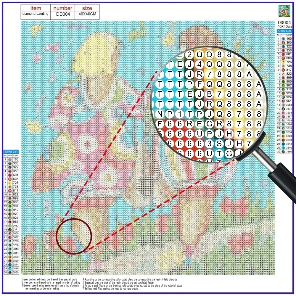 Anpanman Diamond Painting Kit  - đánh giá và giá Art Craft 6 Year Old