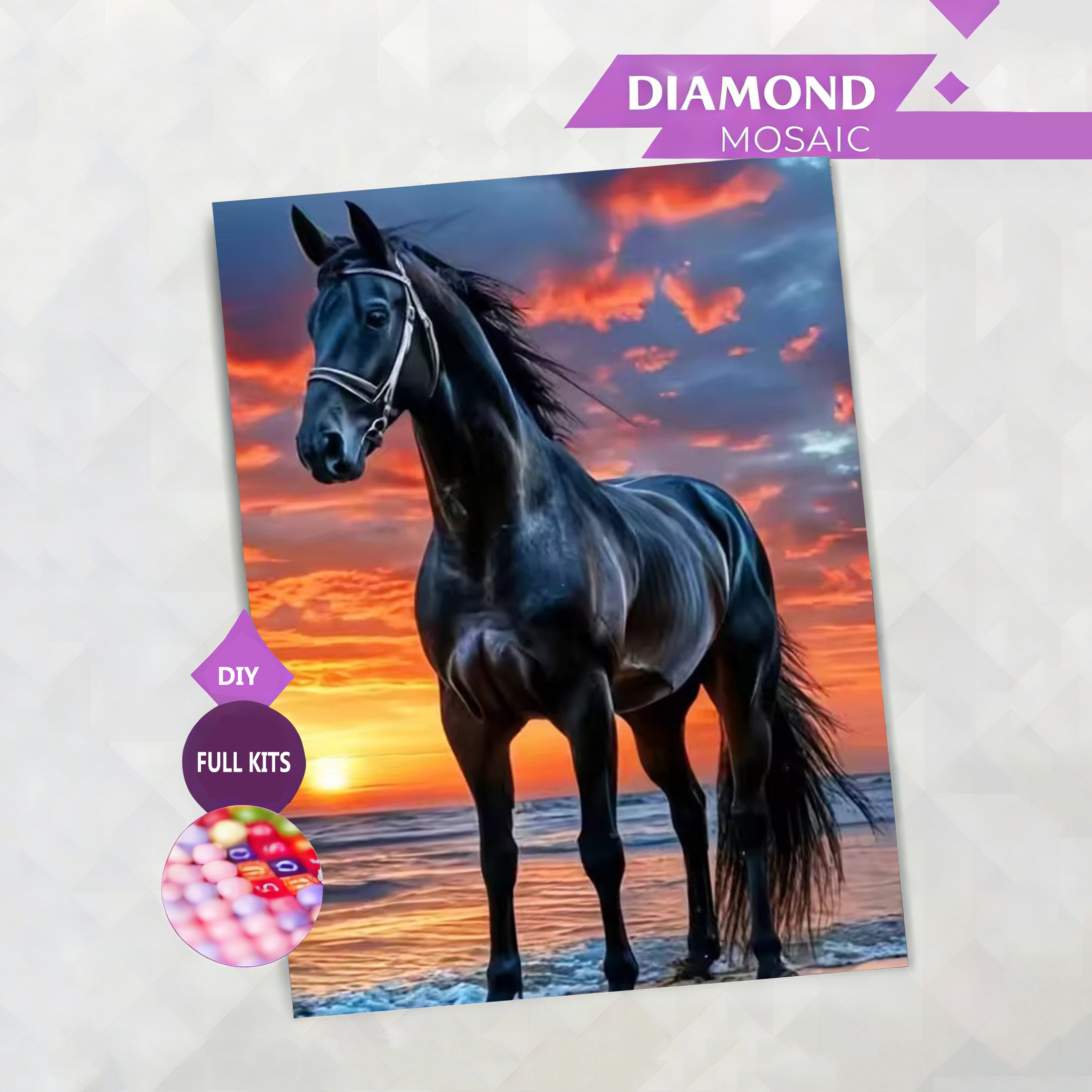 AZQSD Diamond Painting Kits Ho - đánh giá và giá Art Craft Horse