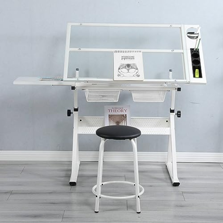 Drafting Table with Stool Mode - đánh giá và giá Art & Craft Teacher Vacancy