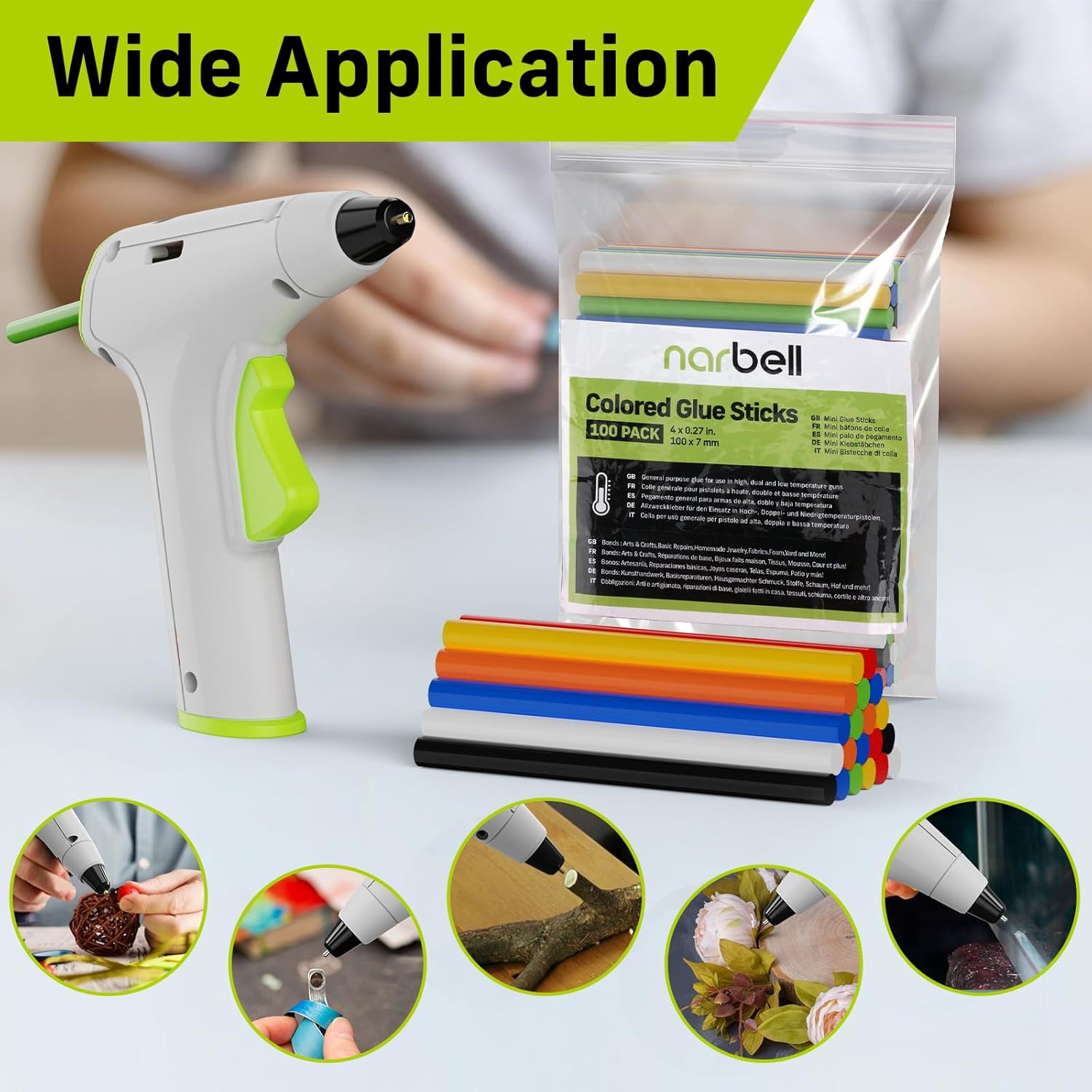 Mini Hot Glue Sticks 100 Pcs,  - đánh giá và giá School Of Art X Craft