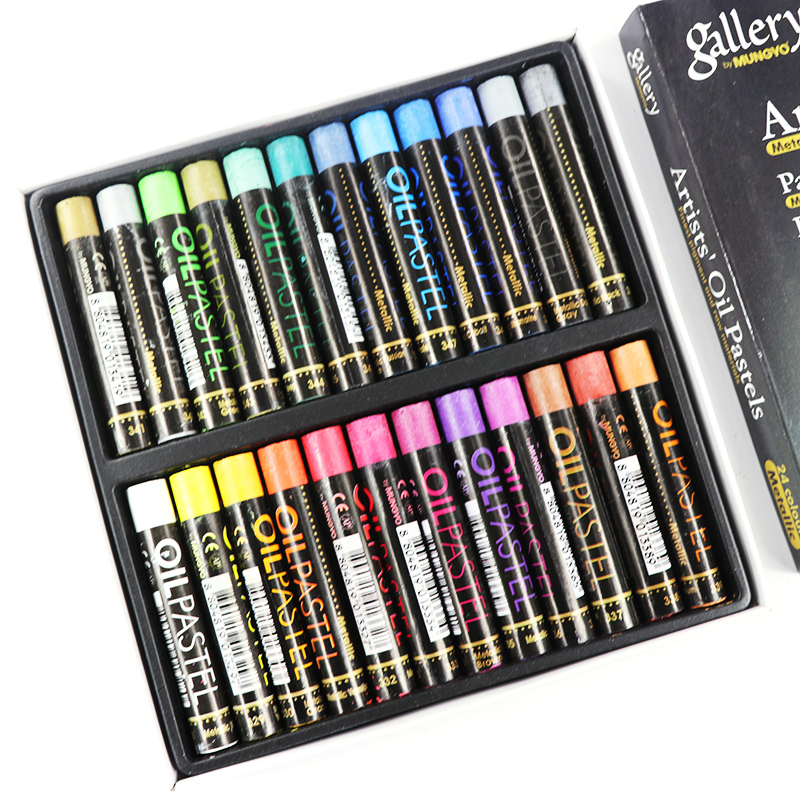 Mungyo 12/24 Colors Fluorescen - đánh giá và giá Chalk Pastel Set