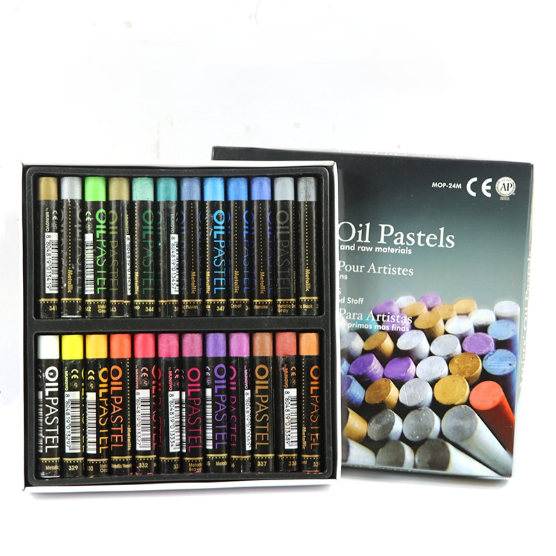 Mungyo 12/24 Colors Fluorescen - đánh giá và giá Chalk Pastel Set