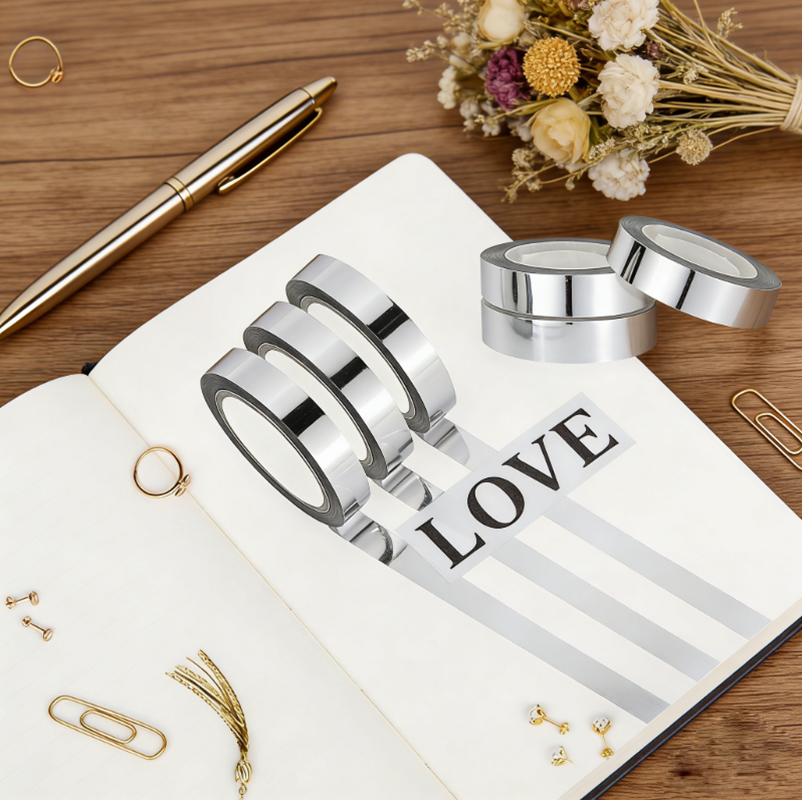 Silvery Metallic Mirror Tape,A - đánh giá và giá Art Craft Mirror
