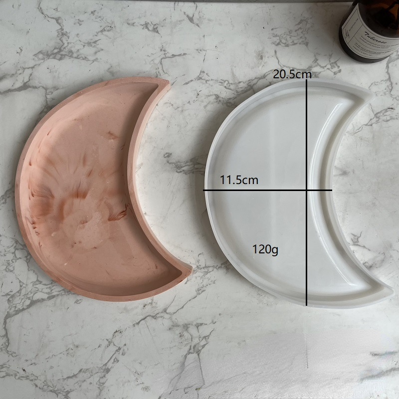 Moon Silicone Mold Tray Storag - đánh giá và giá Art Craft Mirror