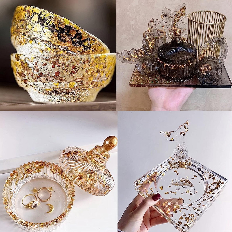 200Pcs Golden Leaf Foil Leaf S - đánh giá và giá Art Craft With Leaves