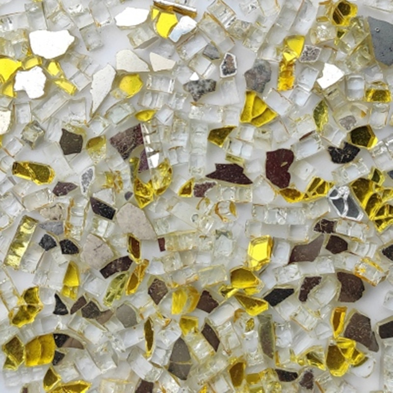 100g Mixed Color Crystal Glass - đánh giá và giá Art Craft Mirror