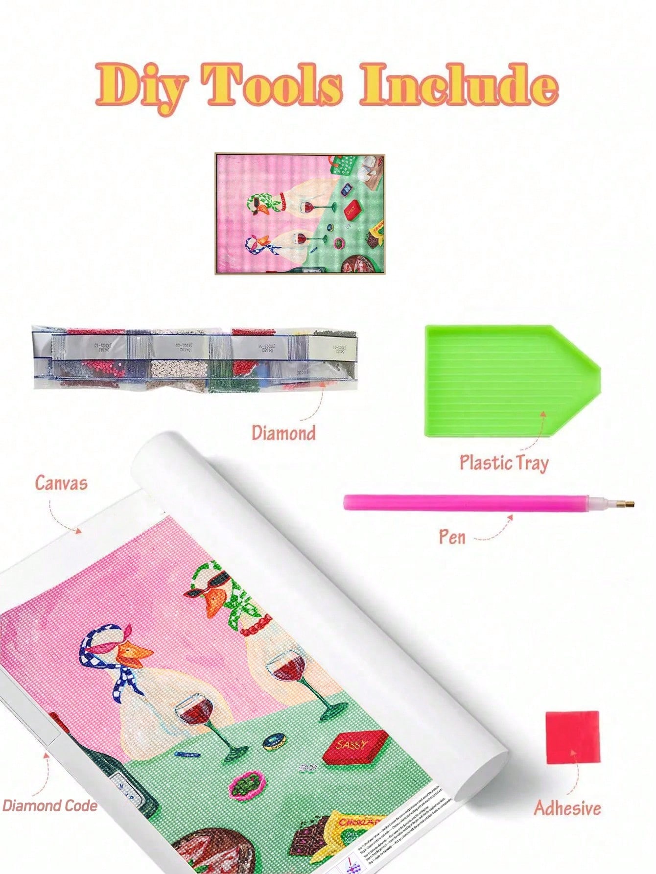 5D DIY Diamond Painting | Uniq - đánh giá và giá Art Craft Definition