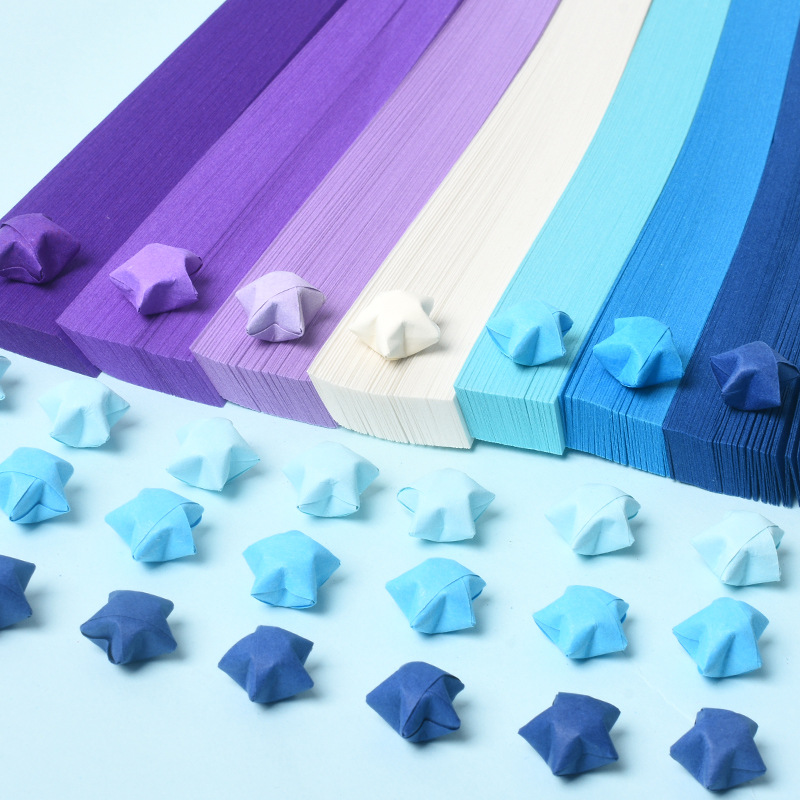 540 Sheets Star Origami Paper  - đánh giá và giá Art Craft Birthday Party