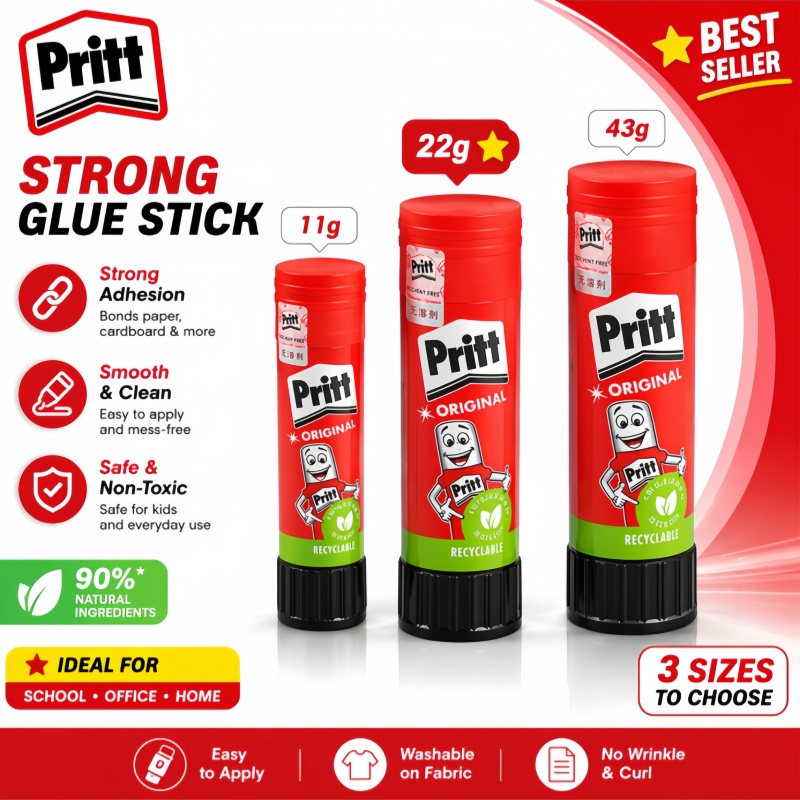 Original Pritt Glue Stick Non- - đánh giá và giá Art Craft 6 Year Old