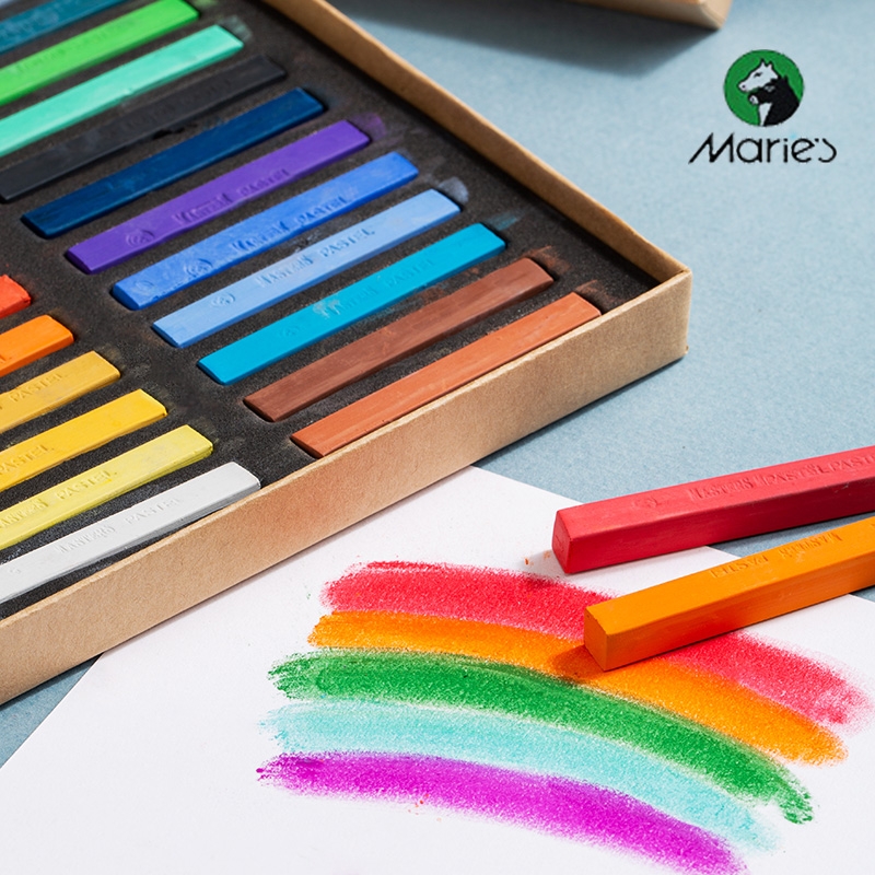 12/24/36/48 Color Maries Squar - đánh giá và giá Chalk Pastel Set
