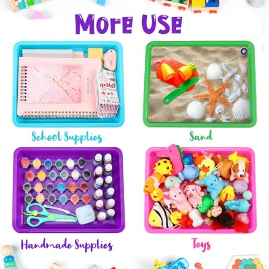 24 Pcs Plastic Art Trays 11 x  - đánh giá và giá School Of Art X Craft