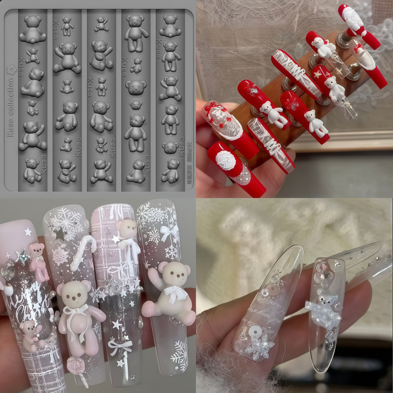 Hand-carved Bear Doll Knitted  - đánh giá và giá Art Craft Template
