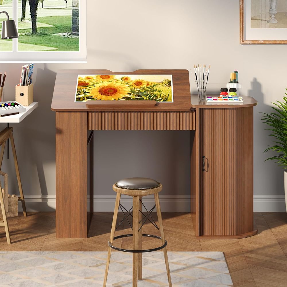 Storage Cabinet Desk with Shel - đánh giá và giá Art Craft & Architecture
