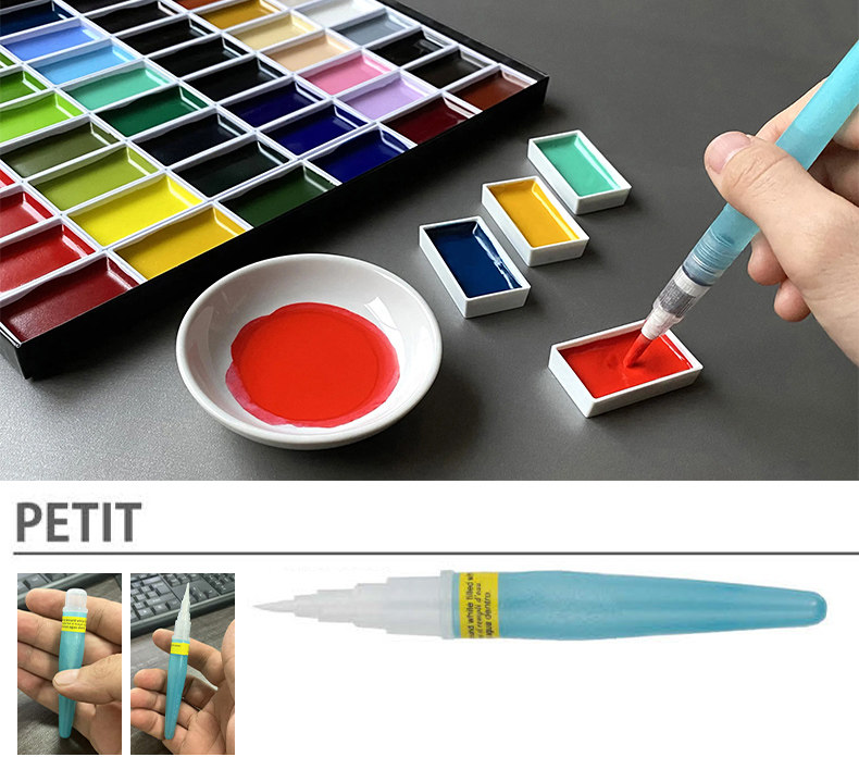 Japanese Kuretake fountain pen - đánh giá và giá Watercolor Brush Pen