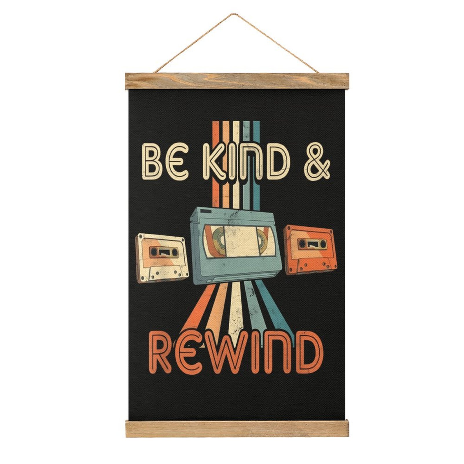 Be Kind Rewind Tape Art Linen  - đánh giá và giá Art Craft Restaurant