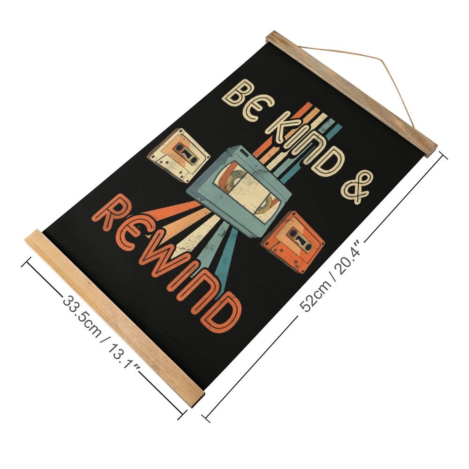 Be Kind Rewind Tape Art Linen  - đánh giá và giá Art Craft Restaurant