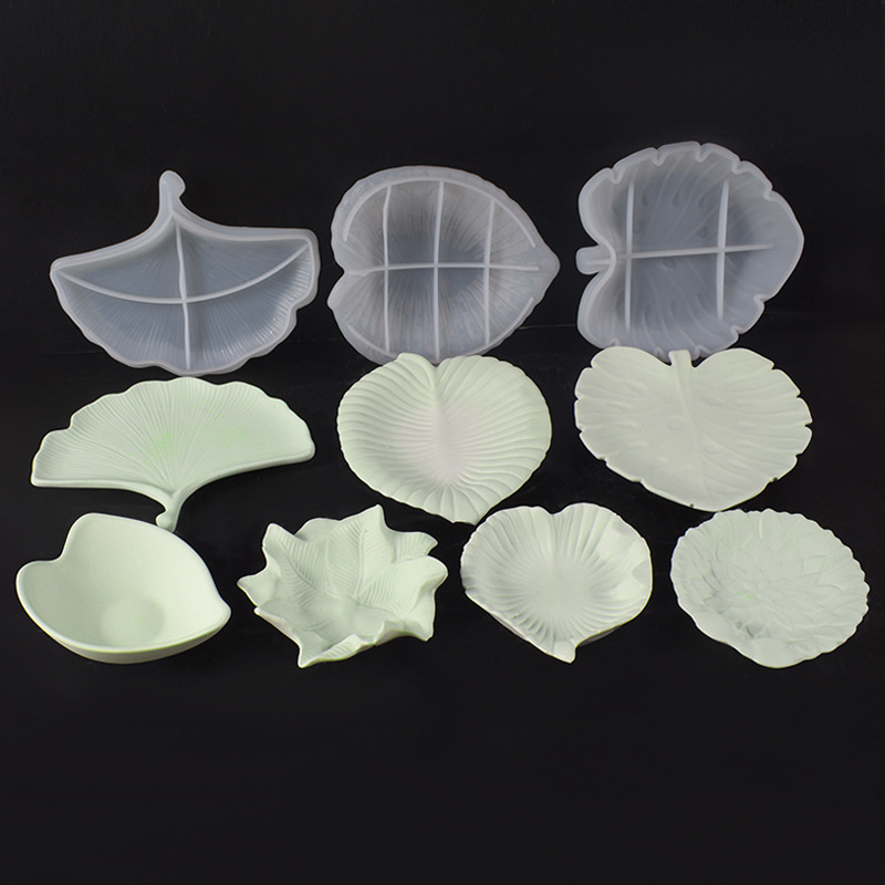 Plaster Cement DIY Leaf Dish M - đánh giá và giá Art Craft Mirror