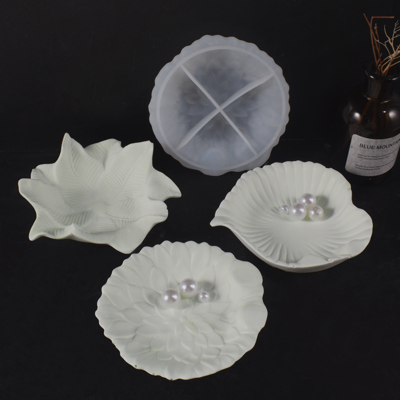 Plaster Cement DIY Leaf Dish M - đánh giá và giá Art Craft Mirror