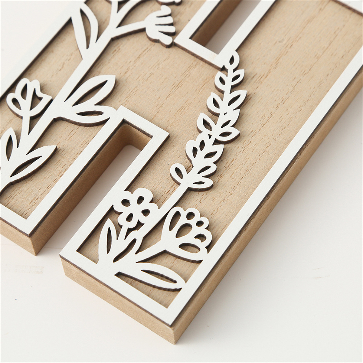 1Pcs Raw Wood White Engrave 26 - đánh giá và giá Art Craft Birthday Party