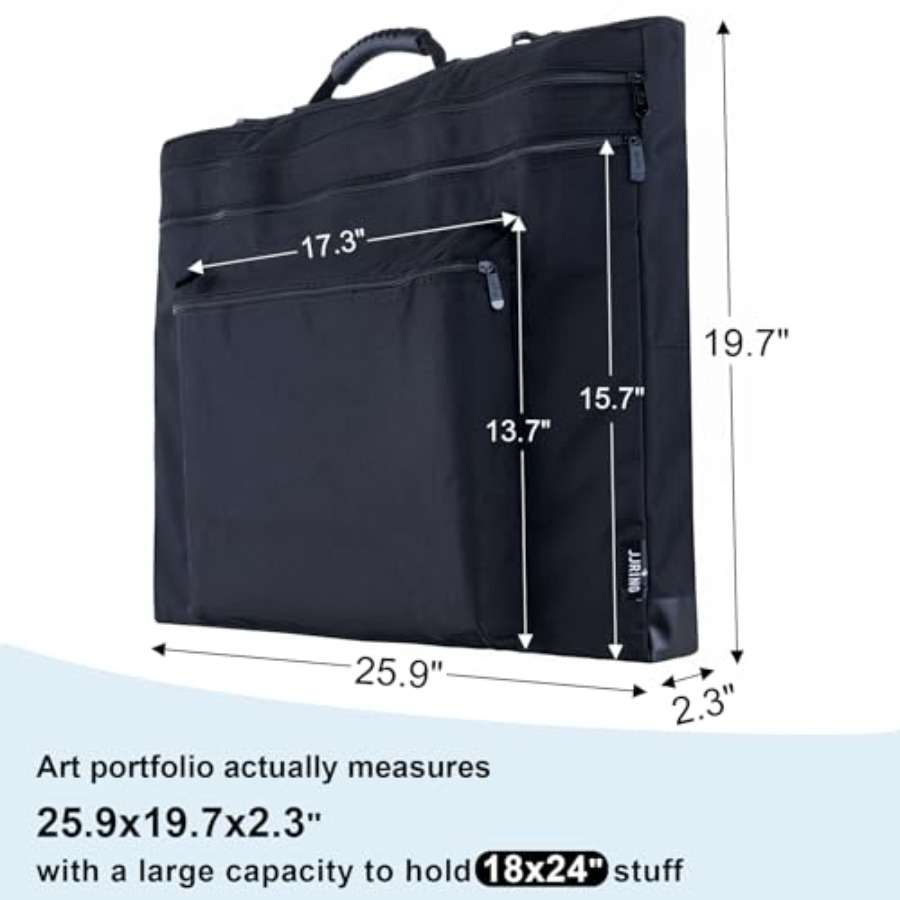 JJRING 18x24 Art Portfolio Tot - đánh giá và giá Art Portfolio Bag