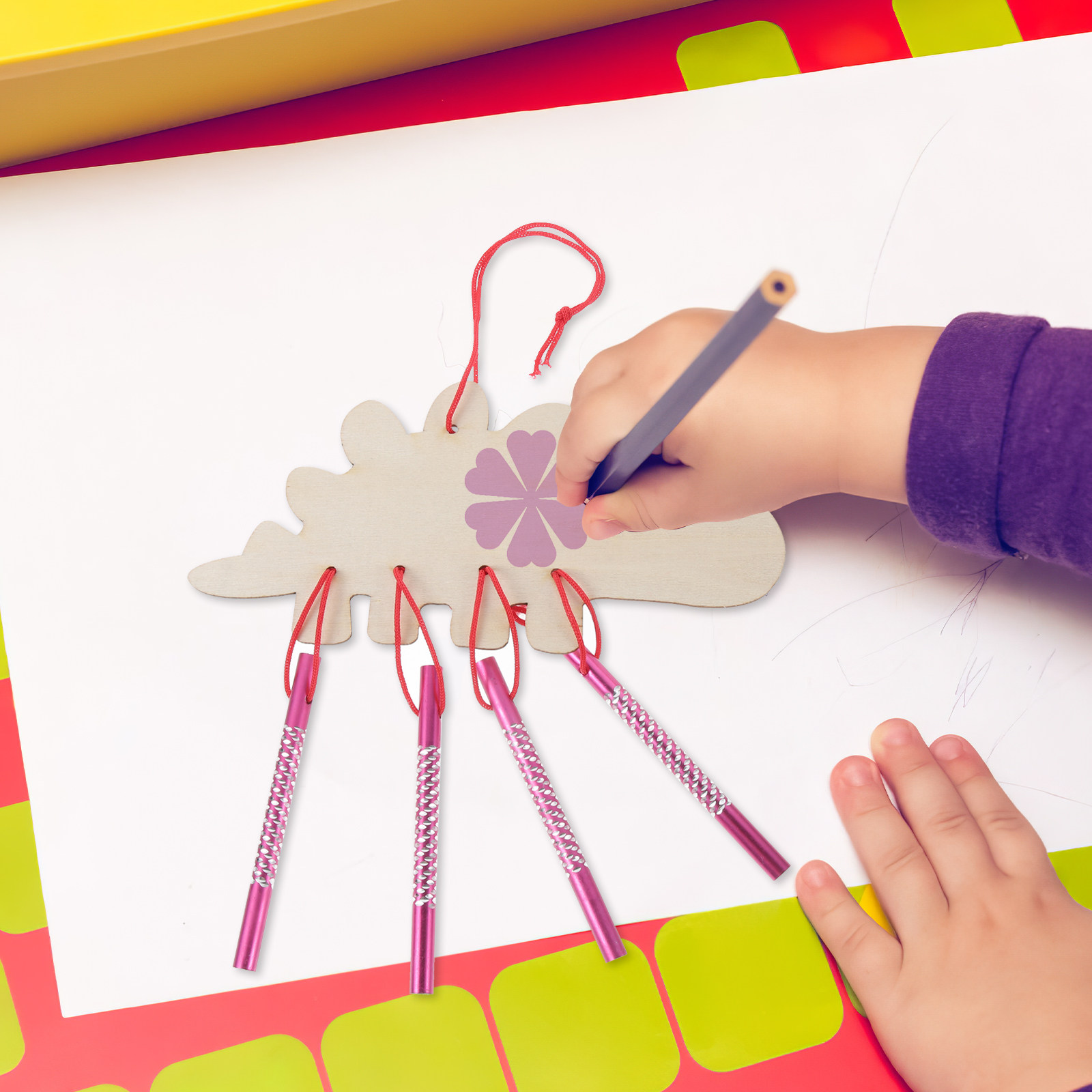8Sets Paintable Wooden Wind Ch - đánh giá và giá Art Craft Kids