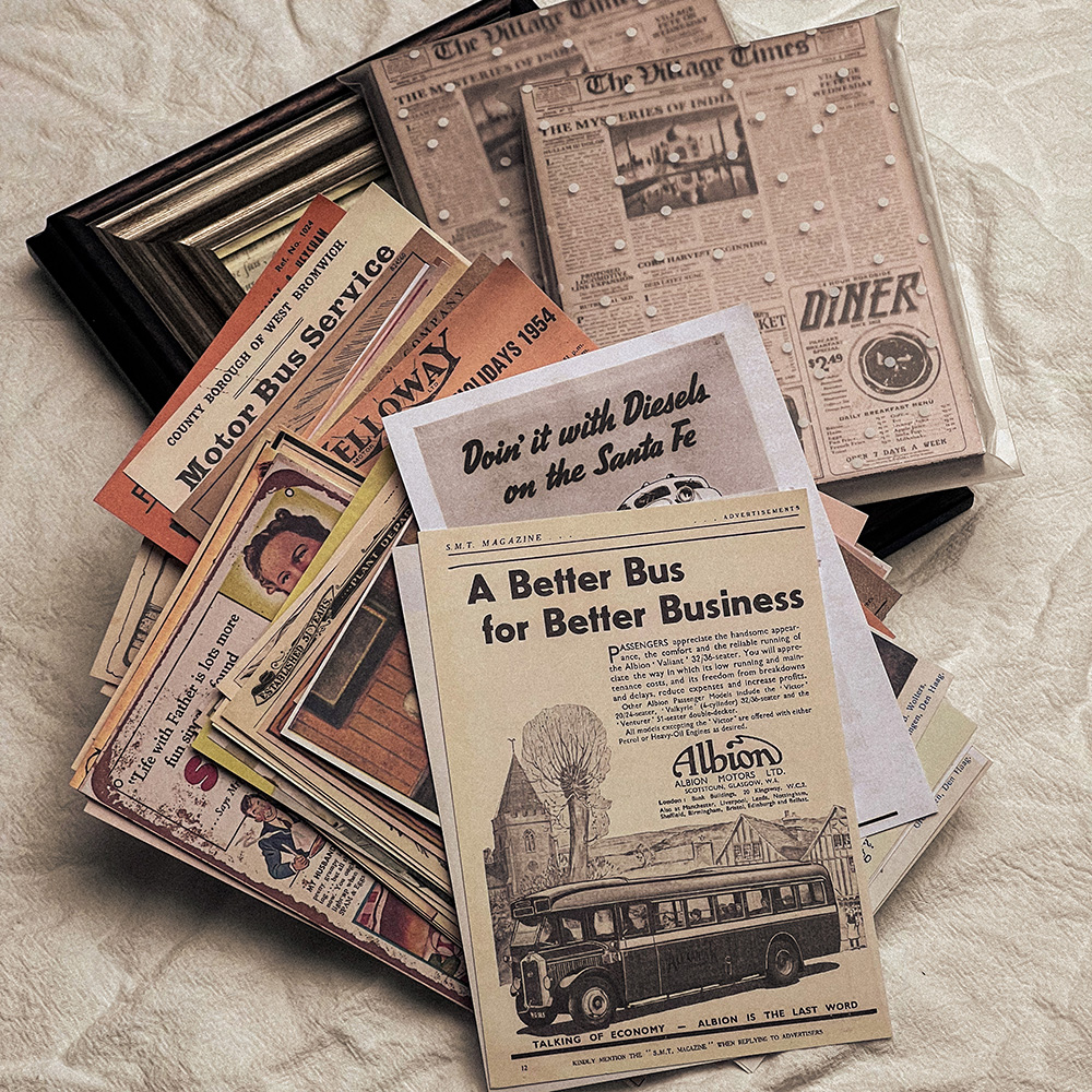 118Pcs Vintage Old Newspaper C - đánh giá và giá Art Craft Birthday Party