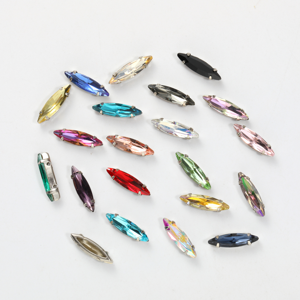 4x15mm K9 Glass Navette Crysta - đánh giá và giá Art Craft Horse