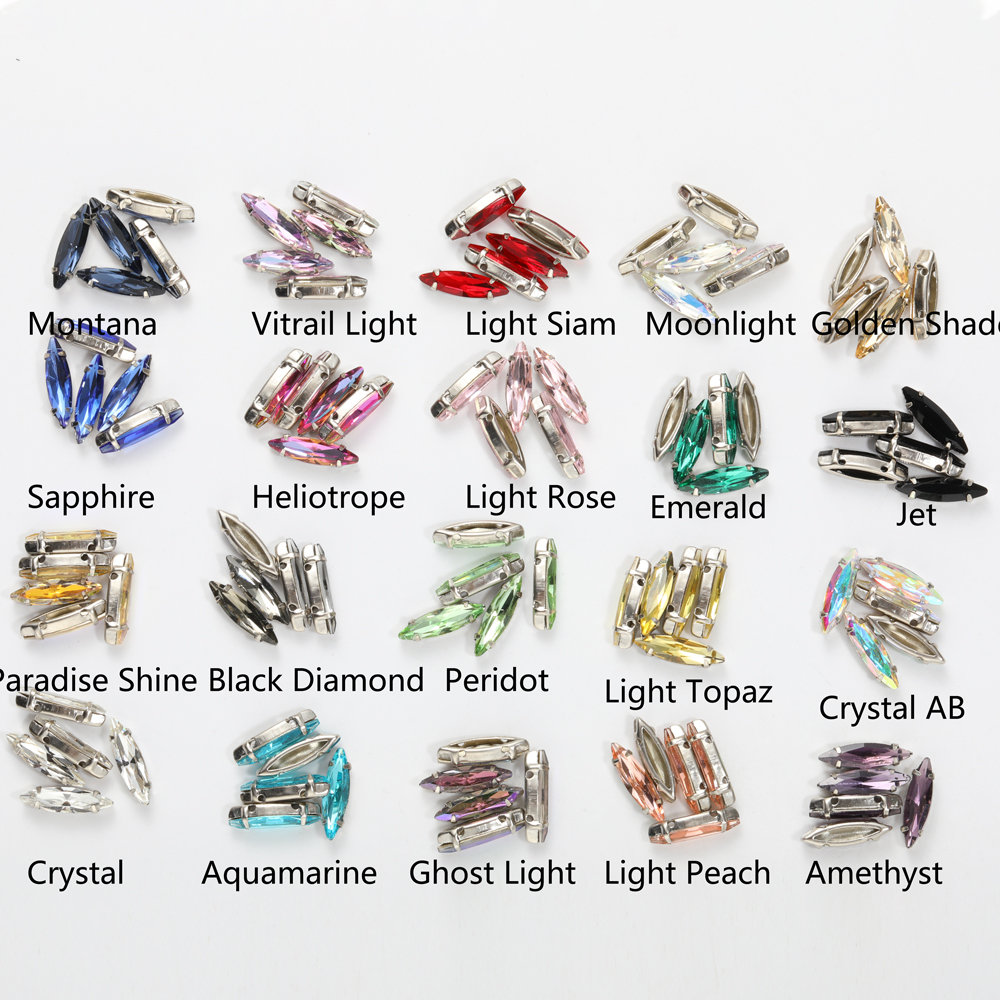 4x15mm K9 Glass Navette Crysta - đánh giá và giá Art Craft Horse