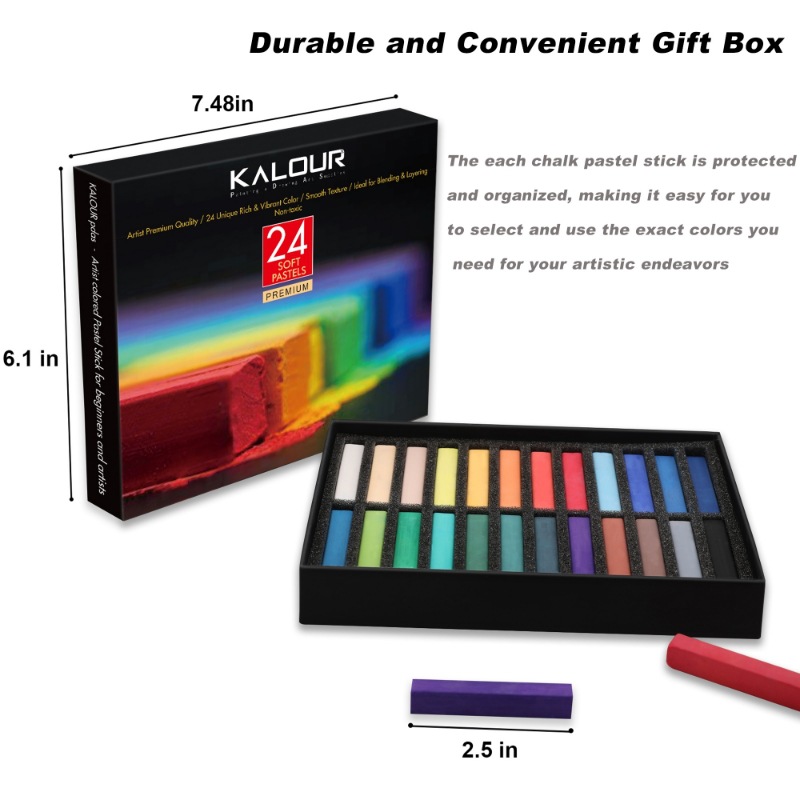24Colors Set Soft Pastel Maste - đánh giá và giá Chalk Pastel Set