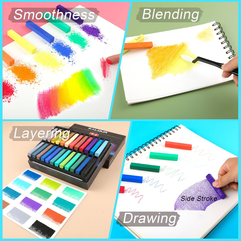 24Colors Set Soft Pastel Maste - đánh giá và giá Chalk Pastel Set